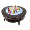 Outdoor Stoves | Fox 2-in-1 81×35 cm Fire Pit Black Climatization Black