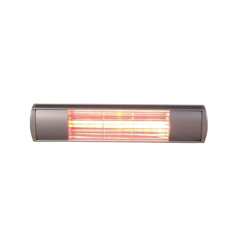 Outdoor Stoves | Golden Tube 2000W Wall Halogen Heater Light Grey Climatization Light Grey