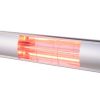 Outdoor Stoves | Golden Tube 3000W Wall Halogen Heater Grey Climatization Grey