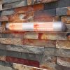 Outdoor Stoves | Golden Tube 3000W Wall Halogen Heater Grey Climatization Grey