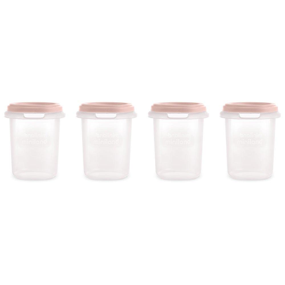 Purifiers | Set 4 Blush 250ml Containers White / Black Climatization Black