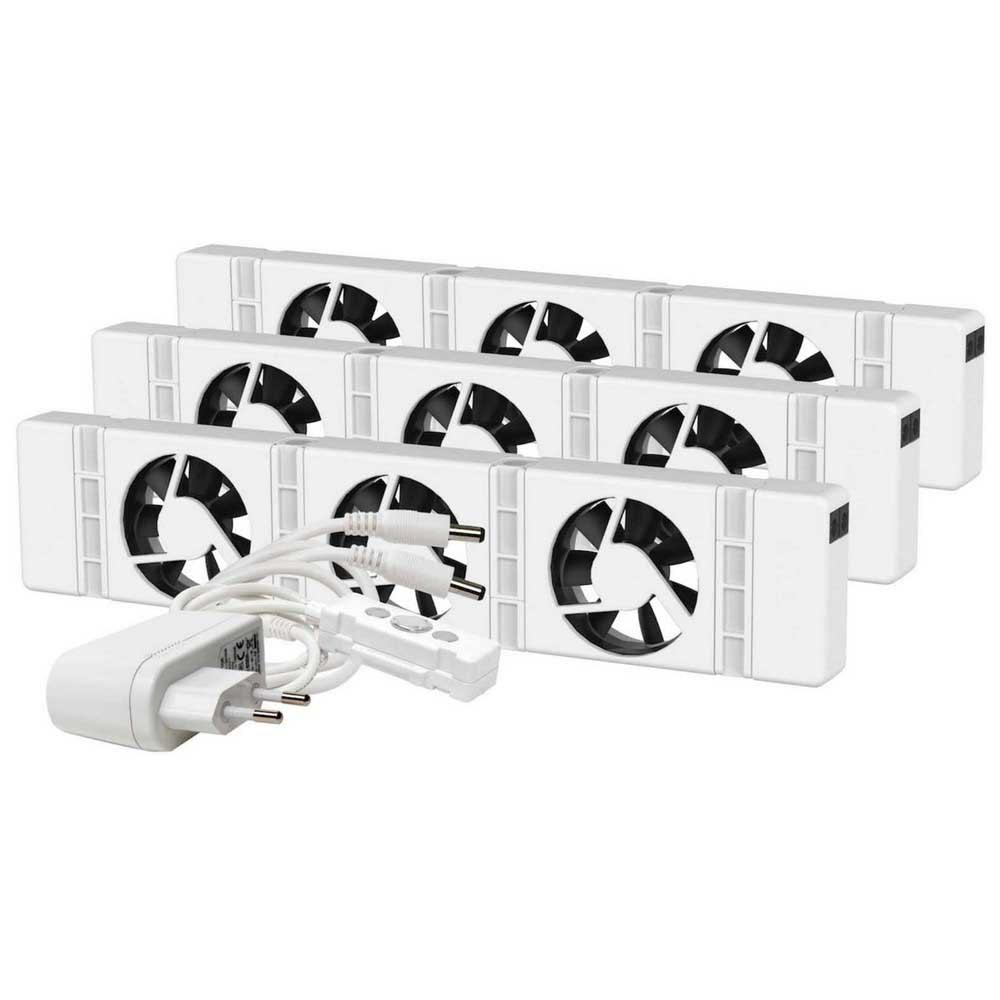 Radiators | 2.0 Trio Radiator Fan 120 cm White Climatization Radiators