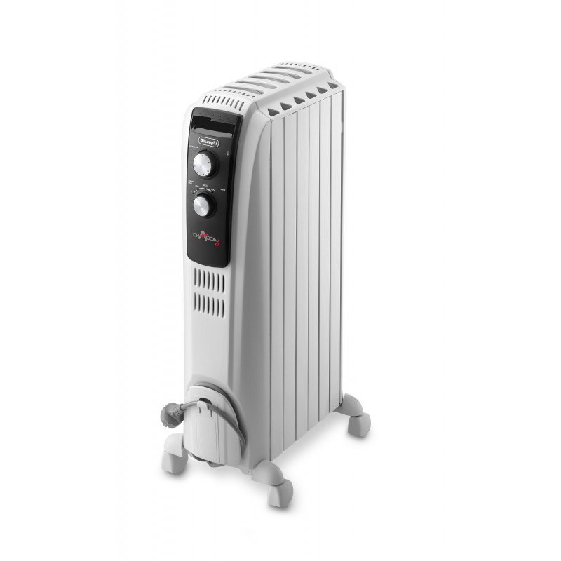 Radiators | Dragon Trd40 0615 1500W Oil-Filled Radiator White Climatization Radiators