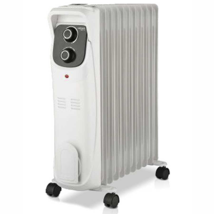 Radiators | OH-011.007A Elan XI Oil-filled Radiator White Climatization Radiators