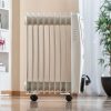 Radiators | Oinine 2000W Oil-filled Radiator Grey Climatization Grey