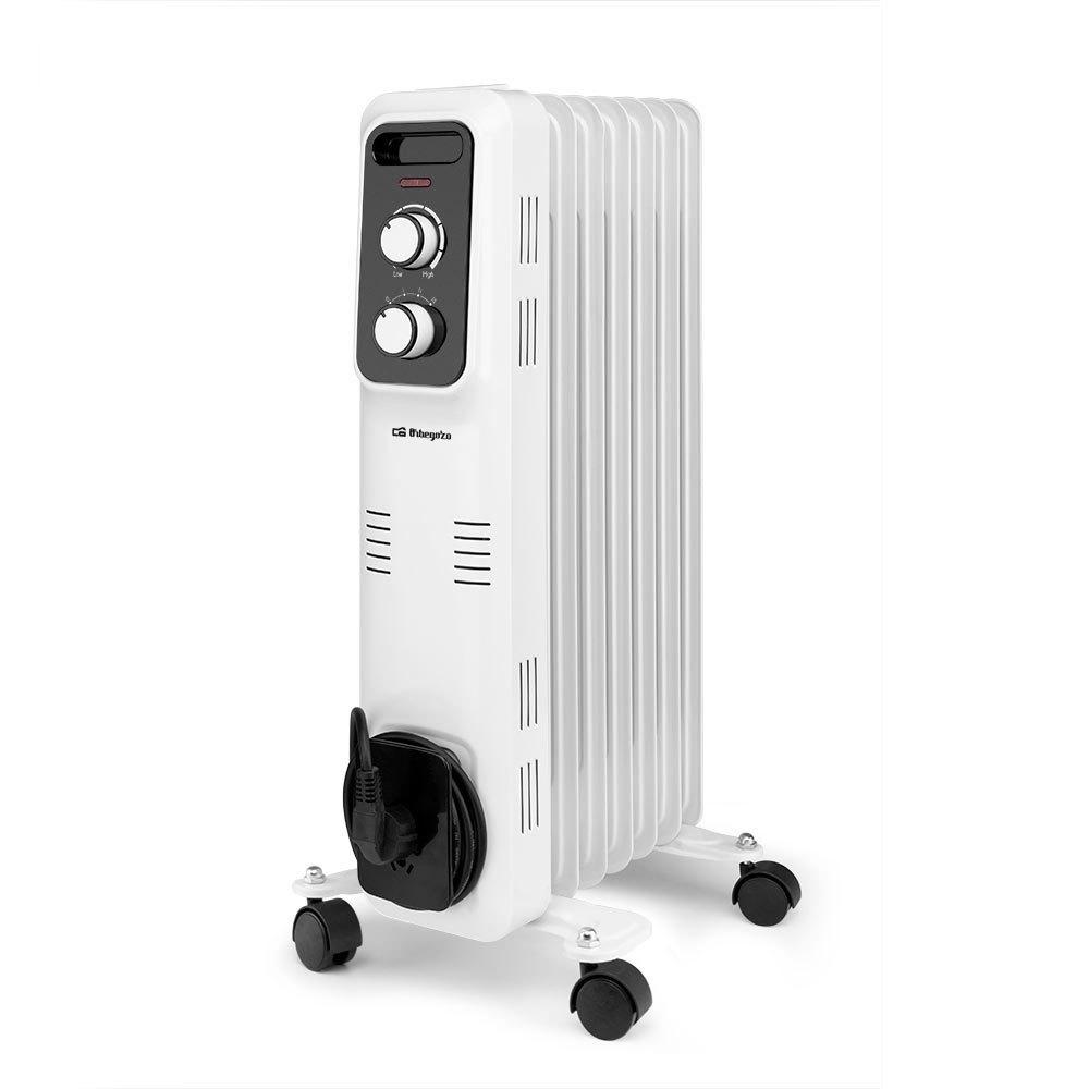 Radiators | RL 1500 1500W Oil-filled Radiator White Climatization Radiators