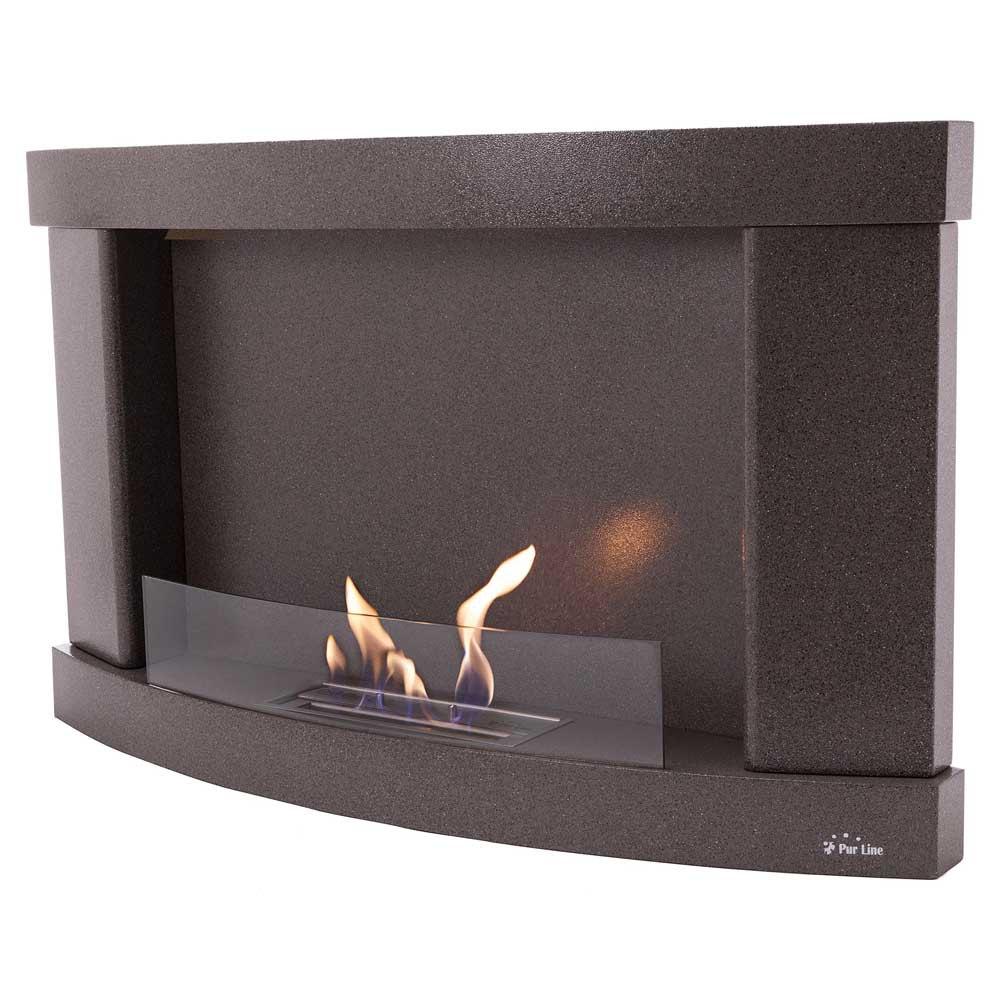 Stoves | Alseide Ethanol Fireplace 2000W Black Climatization Black