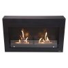 Stoves | Etna Ethanol Fireplace Black Climatization Black