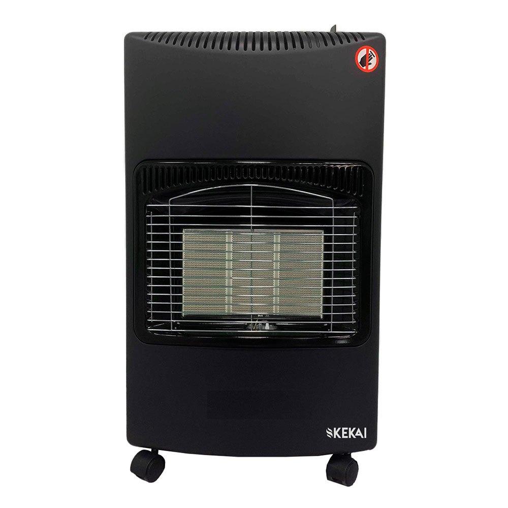 Stoves | New Slim 42x26x73 cm 4200W Gas Heater Black / Orange Climatization Black