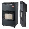 Stoves | New Slim 42x26x73 cm 4200W Gas Heater Black / Orange Climatization Black