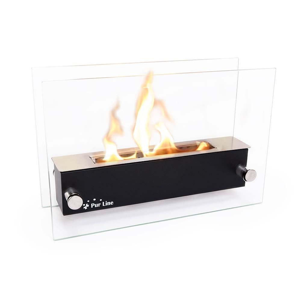 Stoves | Nyx Cristal Tabletop Ethanol Fireplace Black Climatization Black