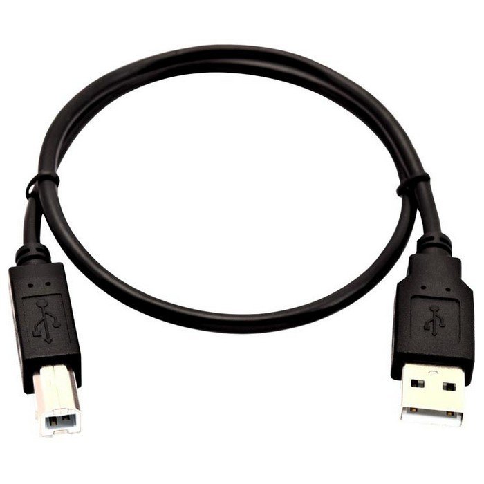 USB Cables | 2.0 USB A To USB B 50 cm USB Cable White Cables USB Cables