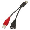 USB Cables | 2 USB-A M/F To USB-A 2.0 M 15 cm White Cables USB Cables