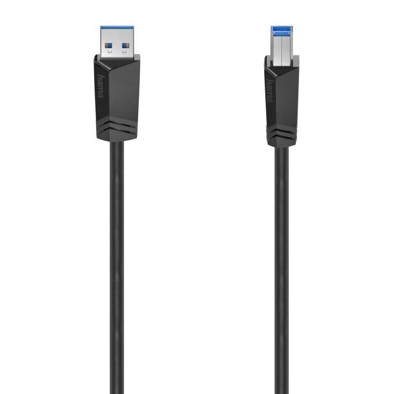 USB Cables | 3.0 1.5 m USB-A To USB-B Cable Black Cables Black