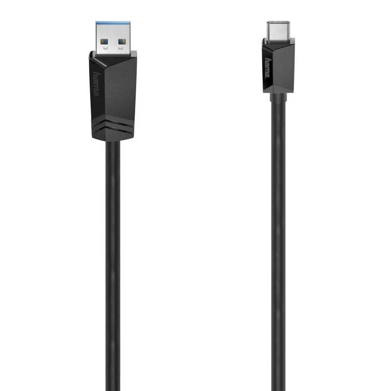 USB Cables | 3.2 3 m USB-A To USB-C Cable Black Cables Black