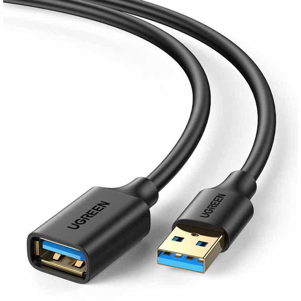 USB Cables | 30127 M/F 3 m USB-A Cable Black Cables Black