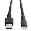 USB Cables | 31319 0.5 m USB-A To Lightning Cable Black Cables Black