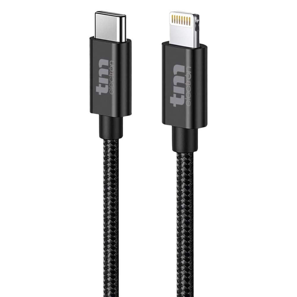 USB Cables | 3A 1.5 m USB-C To Lightning Cable Black Cables Black