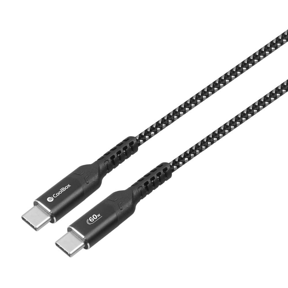 USB Cables | 60W 1.2 m USB-C Cable Black Cables Black