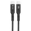 USB Cables | 60W 1.2 m USB-C Cable Black Cables Black