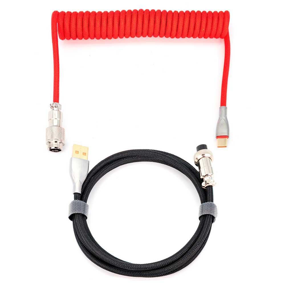 USB Cables | Aviator Cable USB A C Black / Red Cables Black