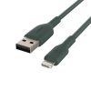 USB Cables | Boost Charge Lightning To USB-A Cable 1M Midnight Green Cables Midnight Green