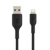 USB Cables | Boost Charge Lightning To USB-A Cable Braided 0.15M Black Cables Black