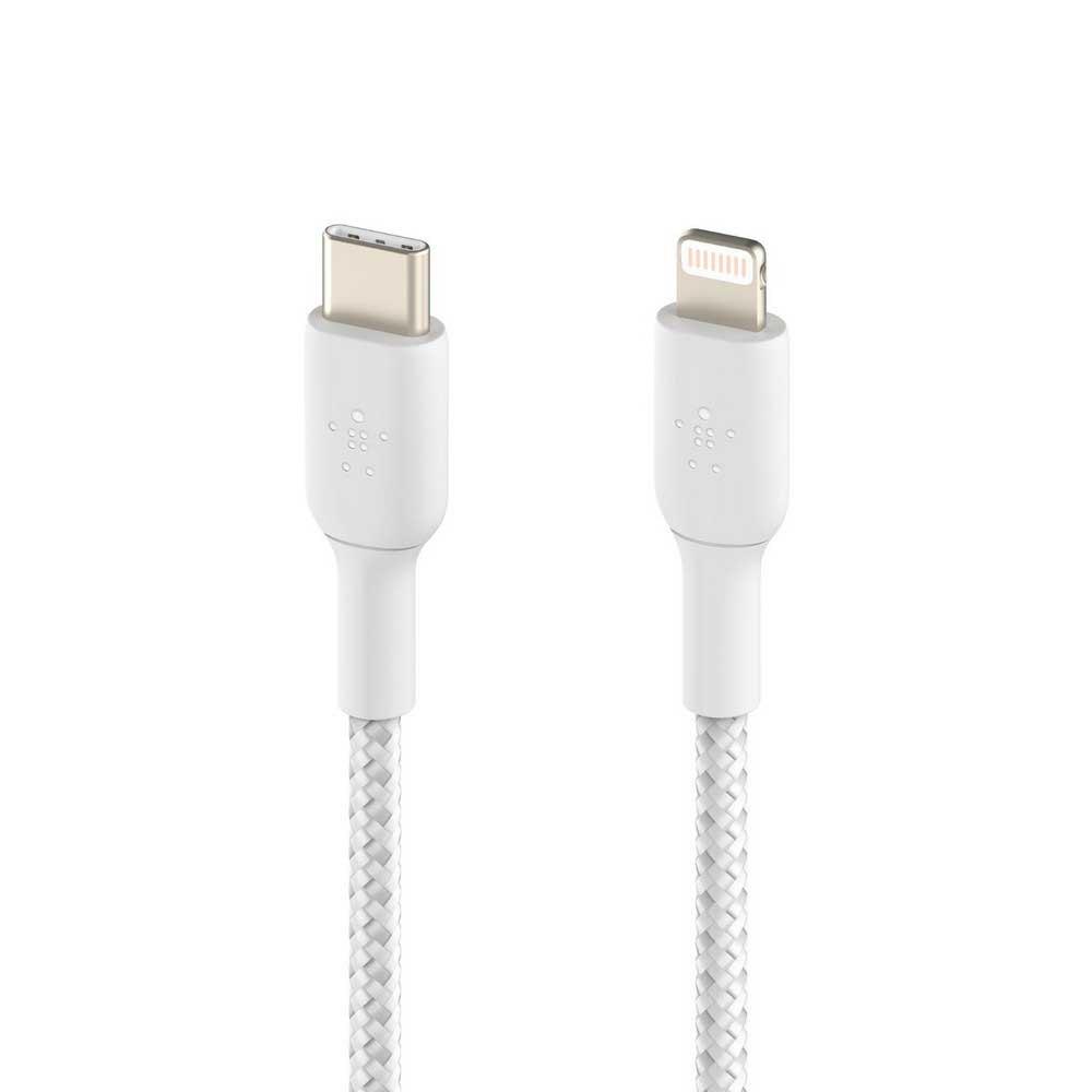 USB Cables | Boost Charge Lightning To USB-C Cable Braided 1M White Cables USB Cables