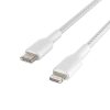 USB Cables | Boost Charge Lightning To USB-C Cable Braided 1M White Cables USB Cables