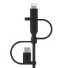 USB Cables | Boost Charge Universal Charging Cable 1 m USB Cable Black Cables Black