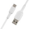 USB Cables | Boost Charge USB-A To USB-C Cable 0.15M White Cables USB Cables