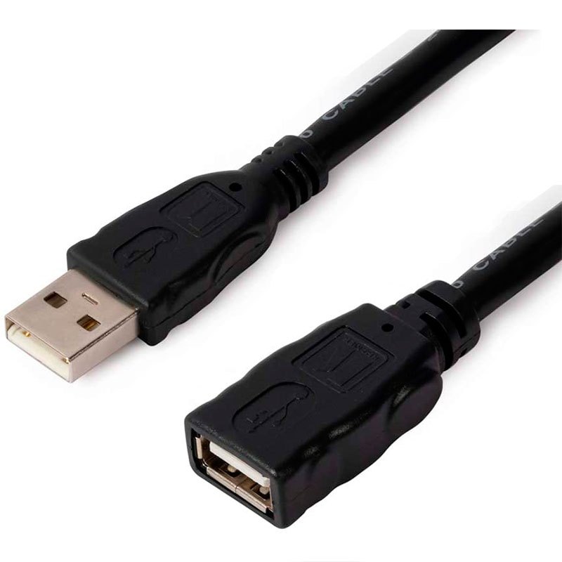 USB Cables | CA-UAM/UAF-15 USB Active Extender 4.6 m USB Cable Black Cables Black