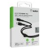 USB Cables | CAA009BT1MBK Lightning USB-C cable 1 m Black Cables Black