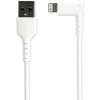 USB Cables | Cable Angled Lightning To USB 1m White Cables USB Cables