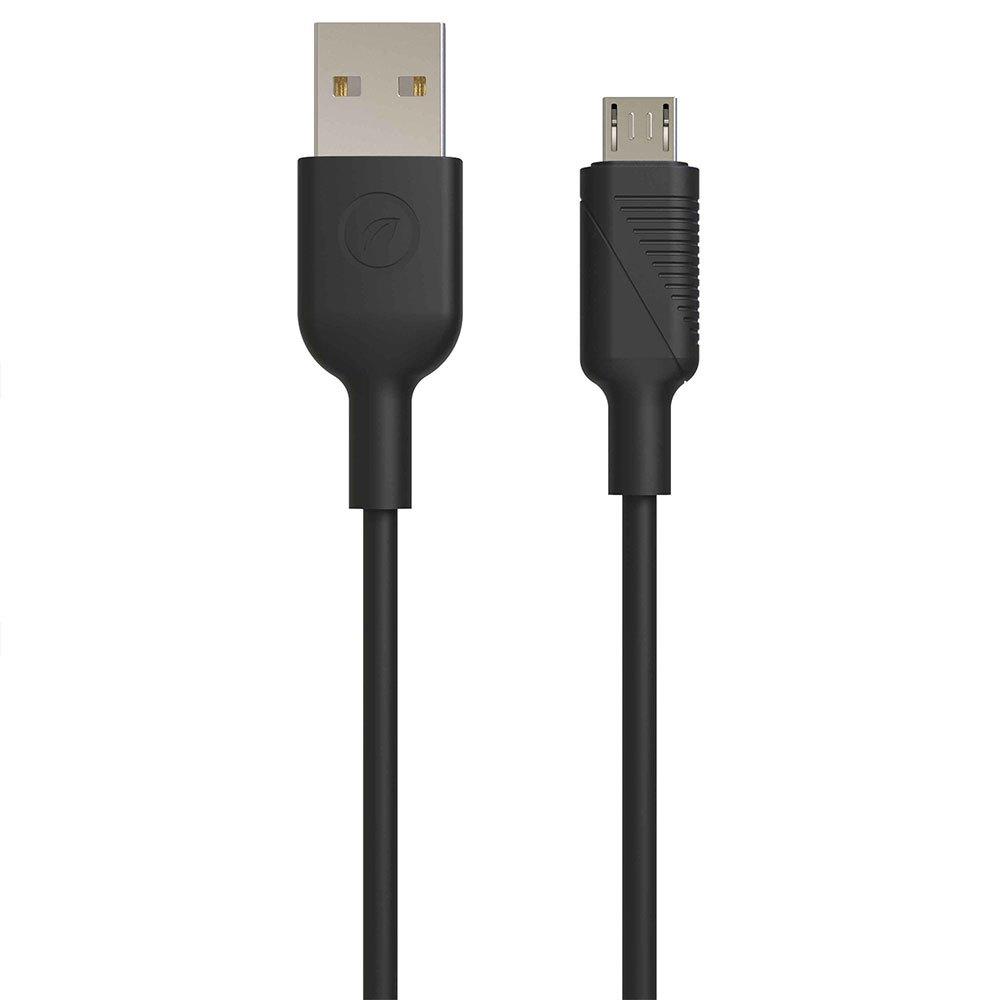 USB Cables | Cable USB To Micro USB 1.2m 2.4A Black Cables Black