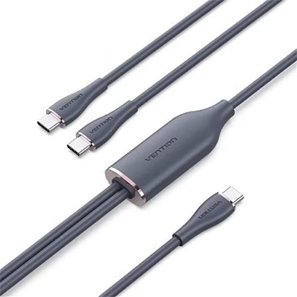 USB Cables | CTMBG USB-C Cable To 2 USB-C 1.5 m Black Cables Black