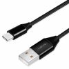 USB Cables | CU0139 30 cm USB-A To USB-C Cable Black Cables Black