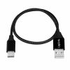 USB Cables | CU0139 30 cm USB-A To USB-C Cable Black Cables Black