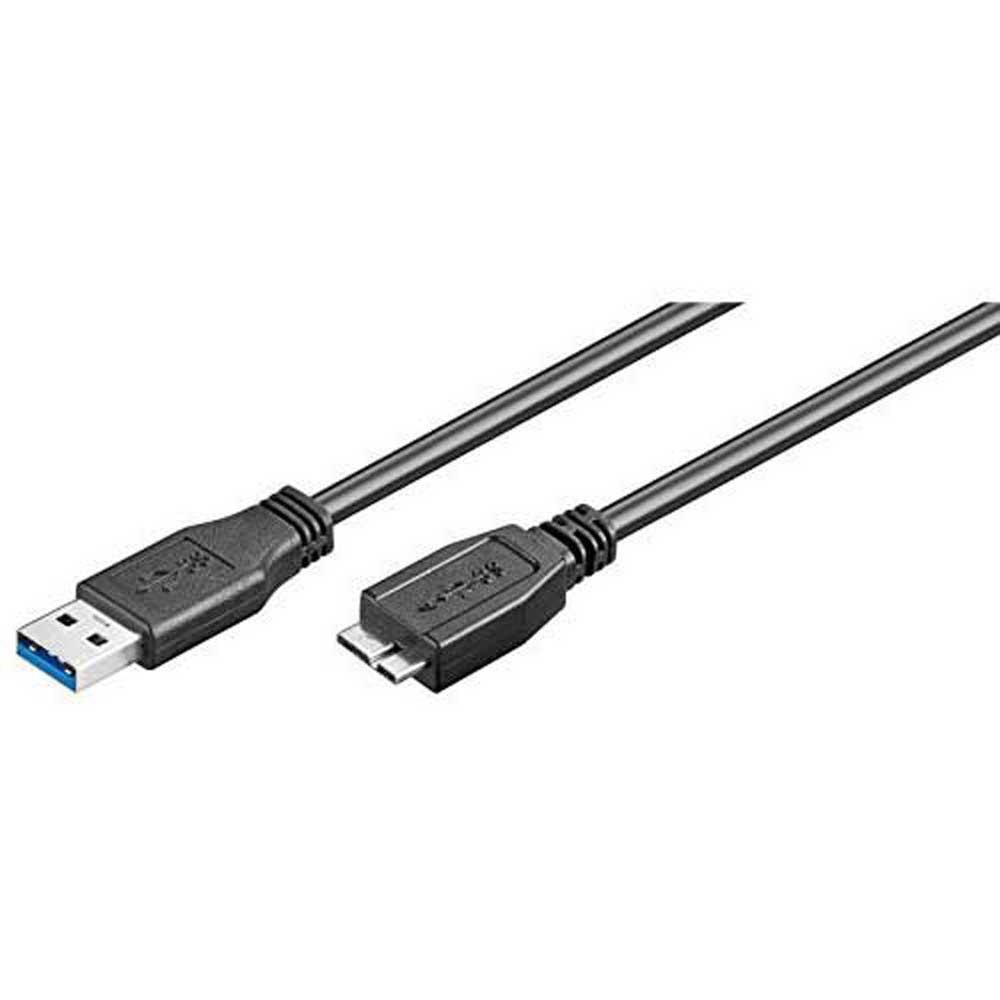 USB Cables | EC1016 USB A 3.2-Micro USB B 1.8 m Cable Black Cables Black