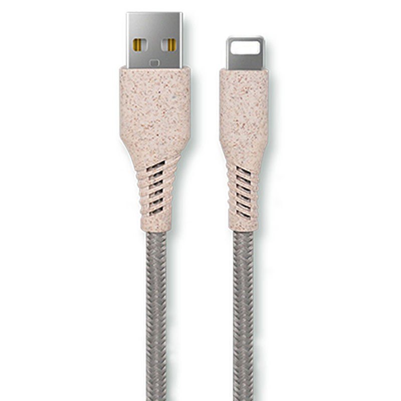 USB Cables | Eco For iPhone 1 m USB Cable Grey Cables Grey