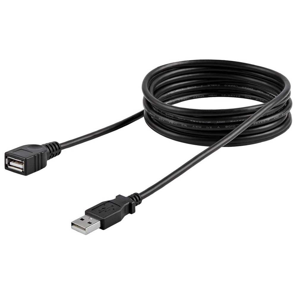 USB Cables | Extension Cable A To A USB 2.0 1.8 m Black Cables Black