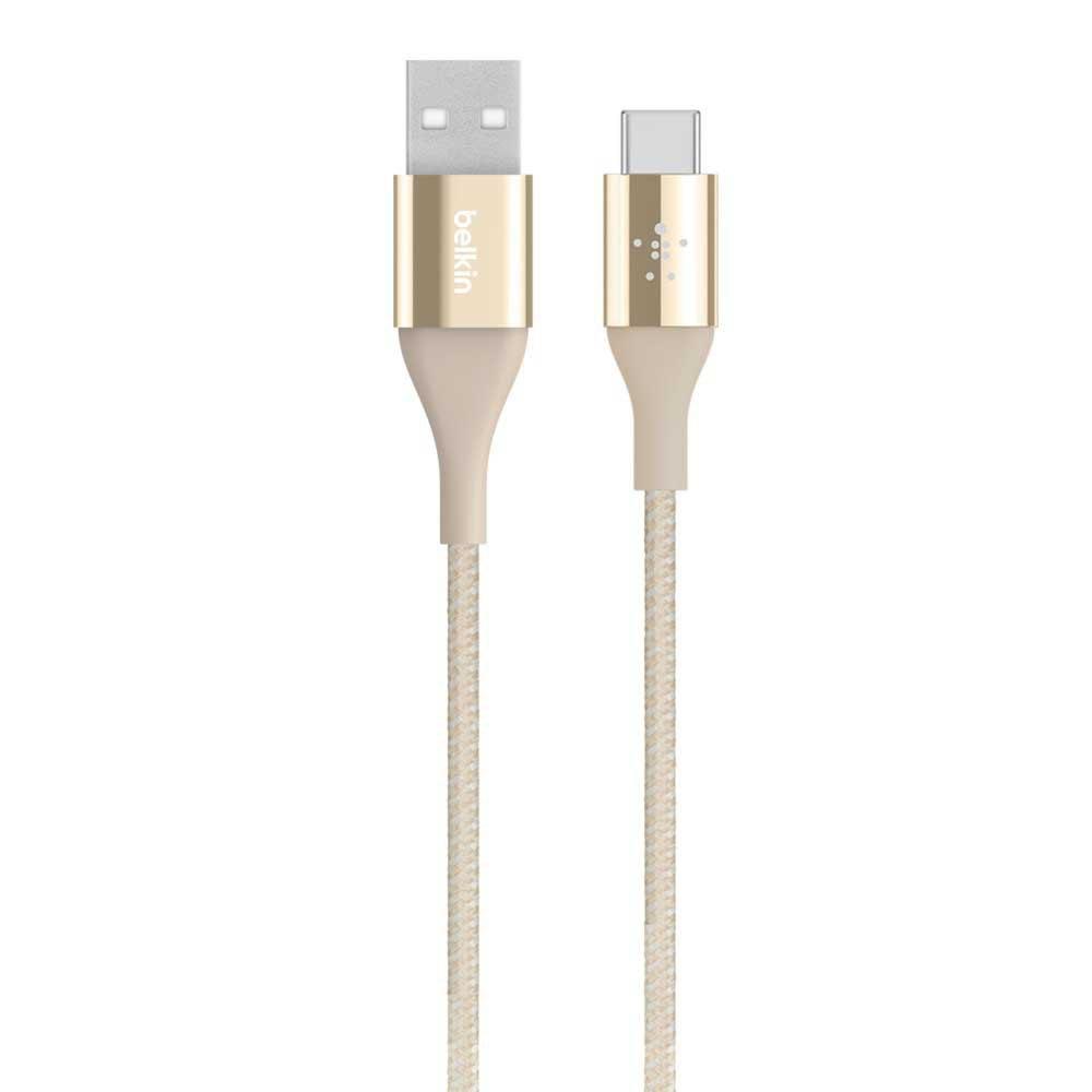 USB Cables | F2CU059bt04 DuraTek USB-C To USB-A USB Cable Gold Cables Gold