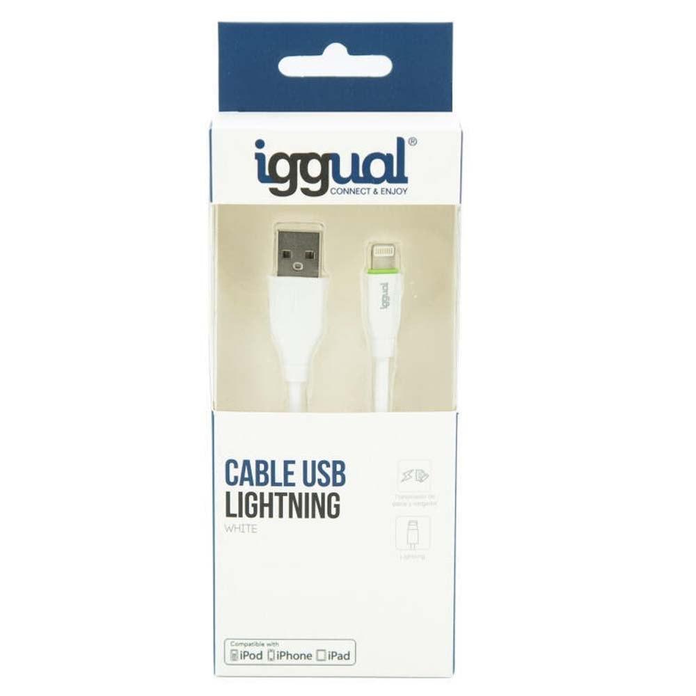 USB Cables | IGG316955 1 m USB-A To Lightning Cable Black Cables Black