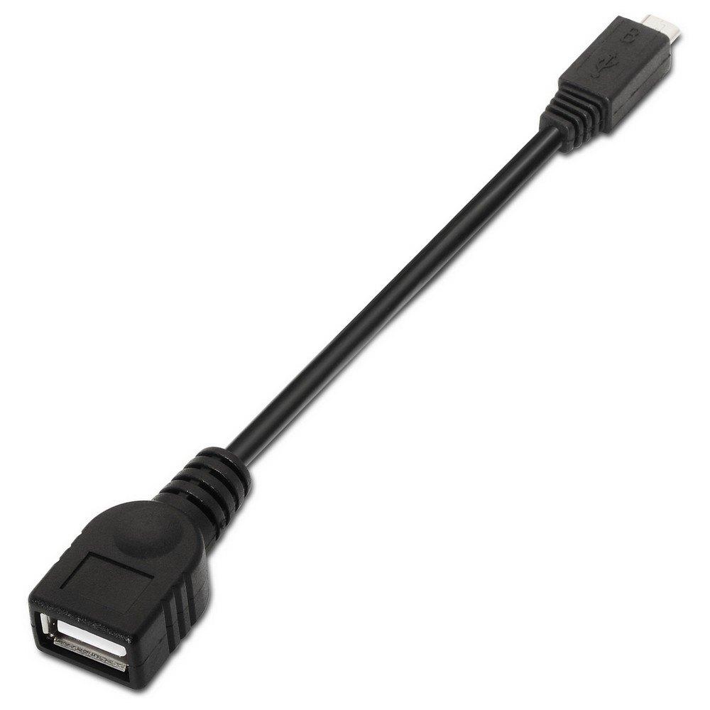 USB Cables | Micro USB-B To USB-A 2.0 15 cm Black Cables Black