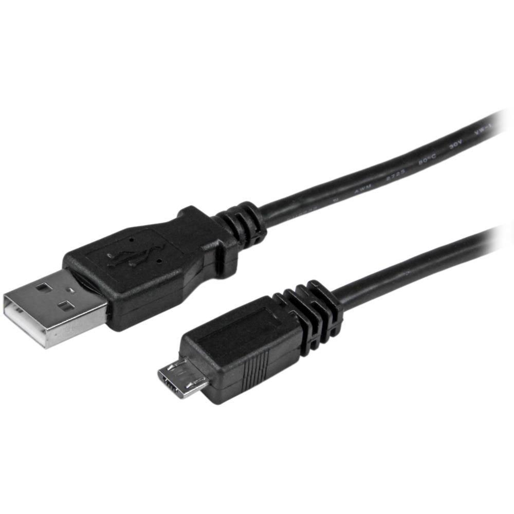 USB Cables | Micro USB-Cable A To Micro B 2m Black Cables Black