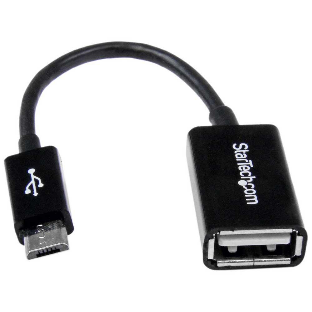 USB Cables | Micro USB To USB OTG Host Adapter M/F 12 cm USB Cable Black Cables Black