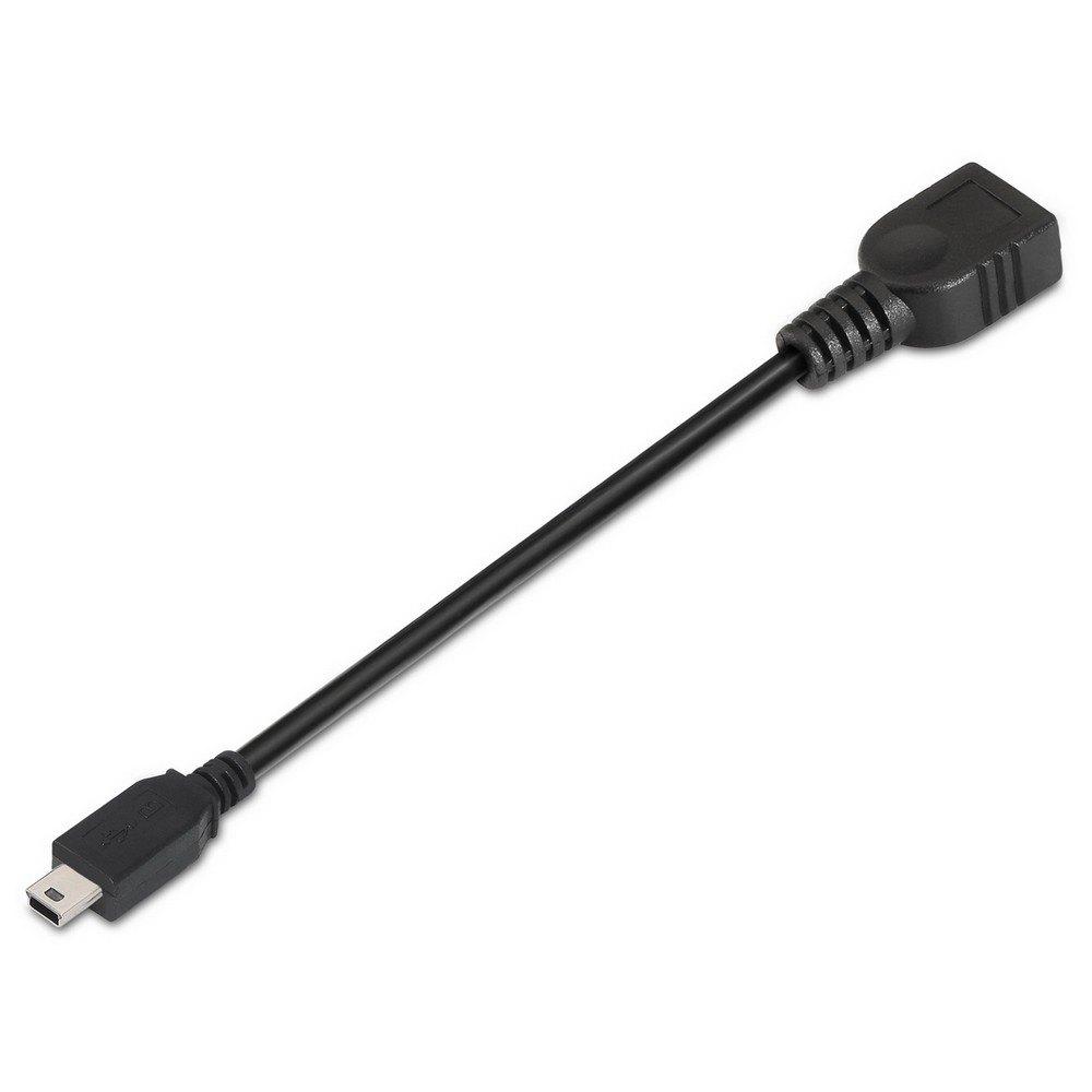 USB Cables | Mini USB-B To USB-A 2.0 M/F 15 cm Black Cables Black