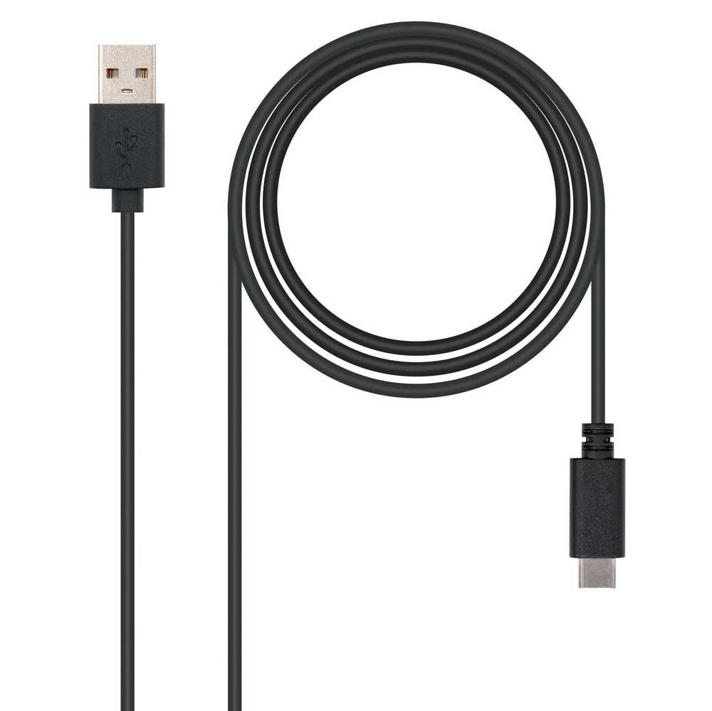 USB Cables | Nanowire Cable USB-A Male 2.0 To USB-C Male 2.0 2 m Black Cables Black