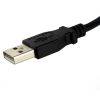 USB Cables | Panel Mount USB Cable A To A 60 cm Black Cables Black