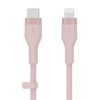 USB Cables | Silicon USB-C To Lightning Cable Pink Cables Pink